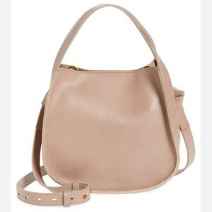 Madewell Sydney Leather Shoulder Bag w/ Crossbody Strap